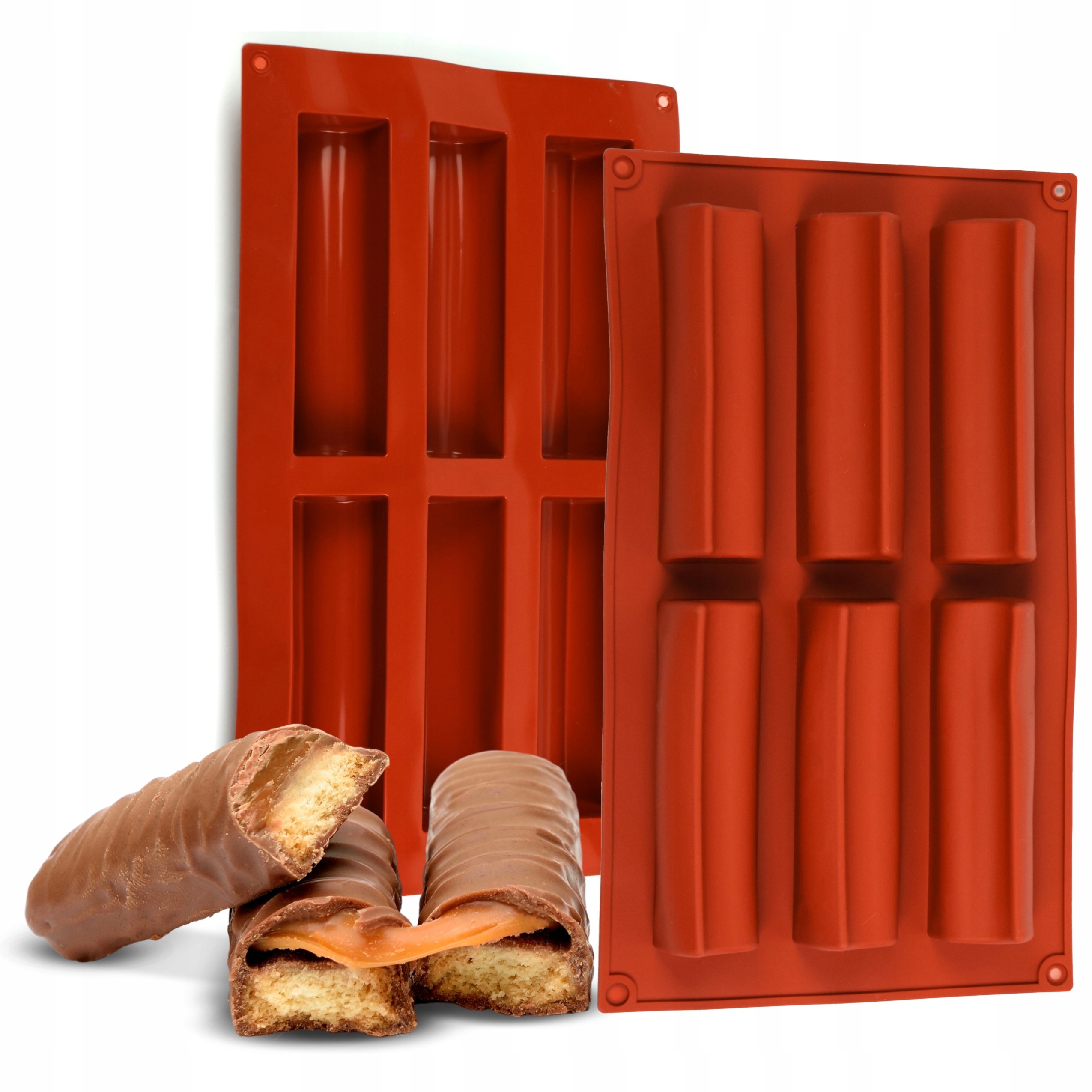 Levně Silikonová Forma Na Čokoládové Tyčinky, Vlnitá