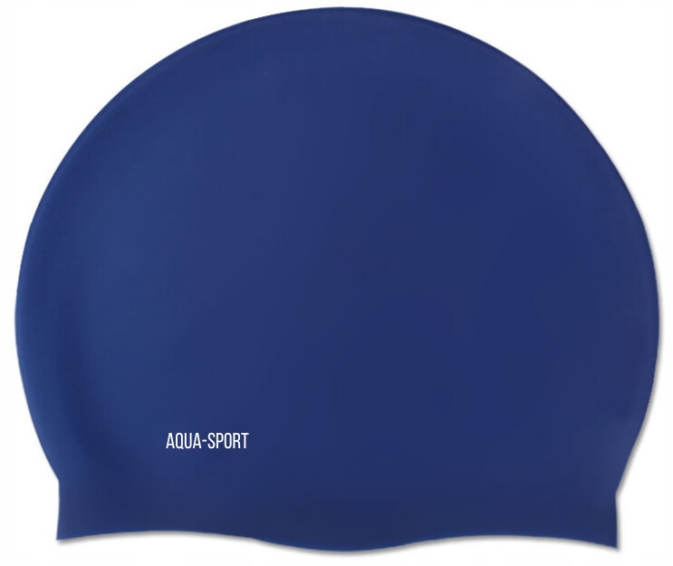 CZEPEK PŁYWACKI SILIKONOWY NA BASEN DO PŁYWANIA AQUA-SPORT