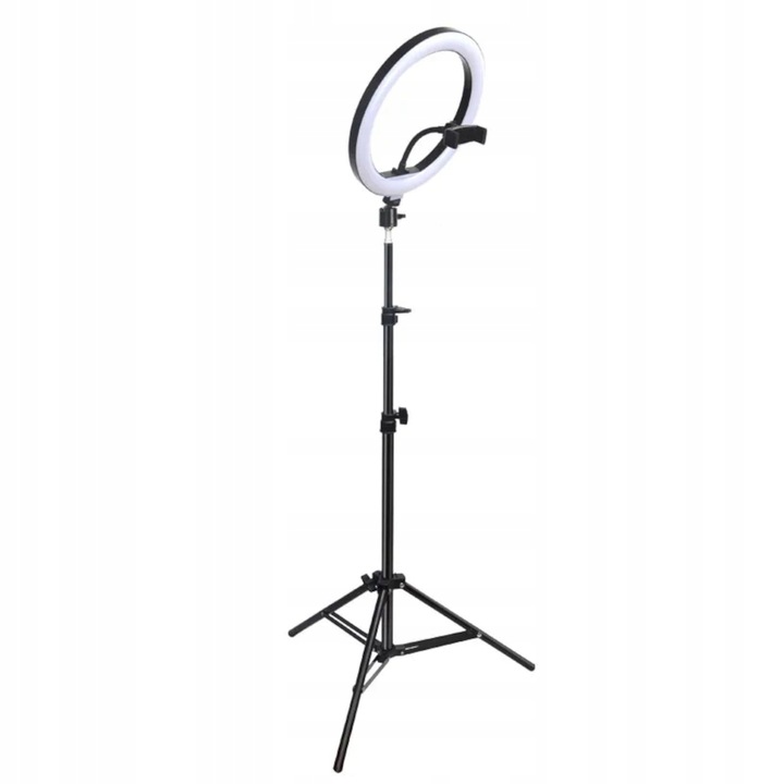 LED RING LAMPA PIERŚCIENIOWA DO MAKIJAŻU SELIE UCHWYT STATYW 220CM