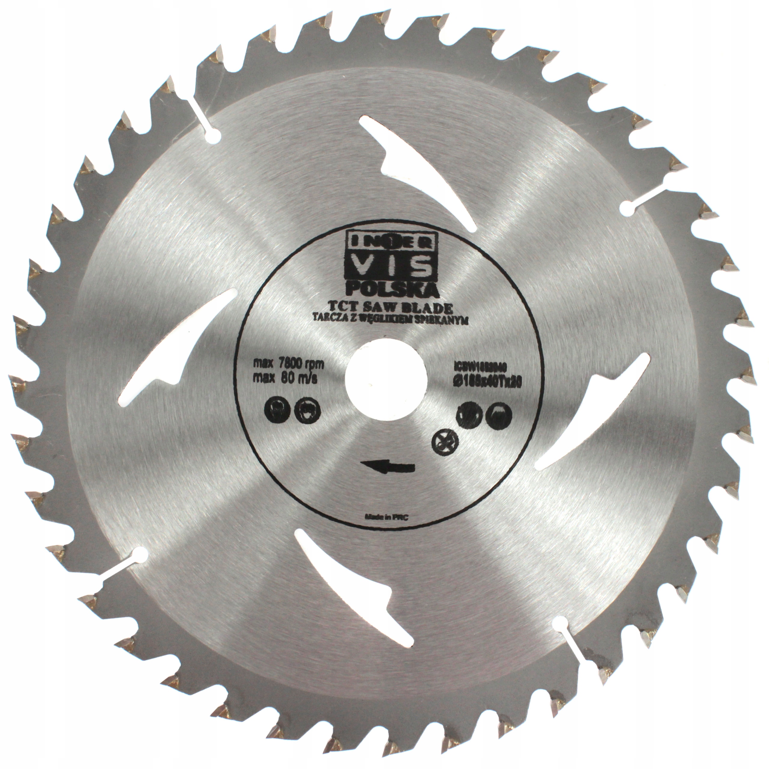 TARCZA PIŁA DO DREWNA WIDIA 185 / 20 T40 INTER