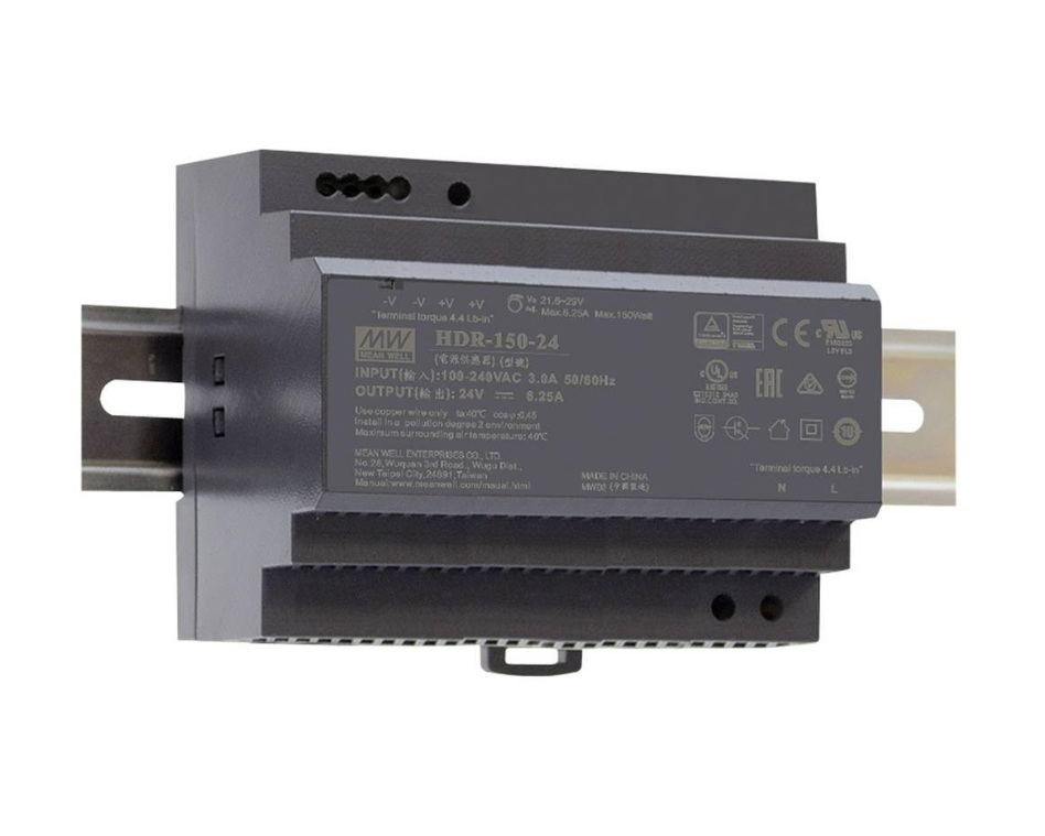 Napájecí Zdroj Din Mean Well HDR-150-24 150W 24V 6.25A