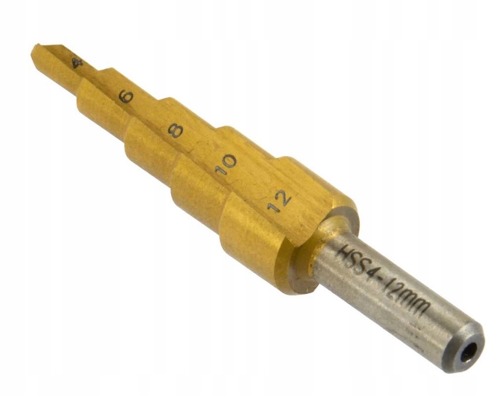 

Wiertło Stożkowe Stopniowe Hss Tytan 4-12mm
