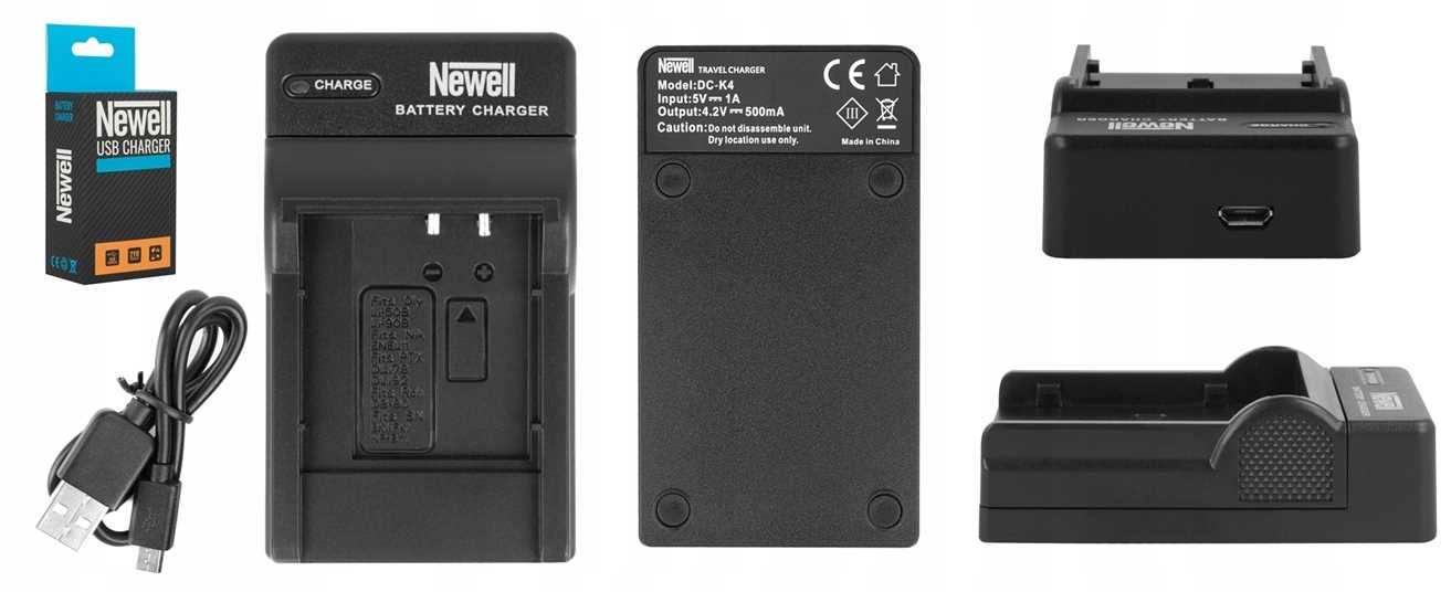 ŁADOWARKA+2 AKUMULATORY NEWELL DO OLYMPUS LI-90B Kod producenta 20141