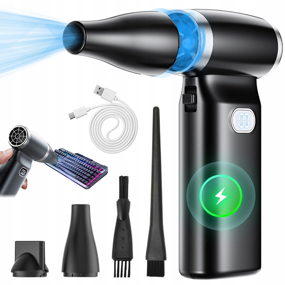 Profesionální Dmychadlo 110000 Ot/min >85000 Ot/min 6000 Mah, Sada 5 Ks