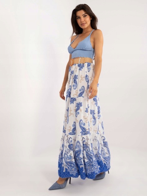 ITALY MODA SPÓDNICA (UNI) NIEBIESKI Damskie Linia regular