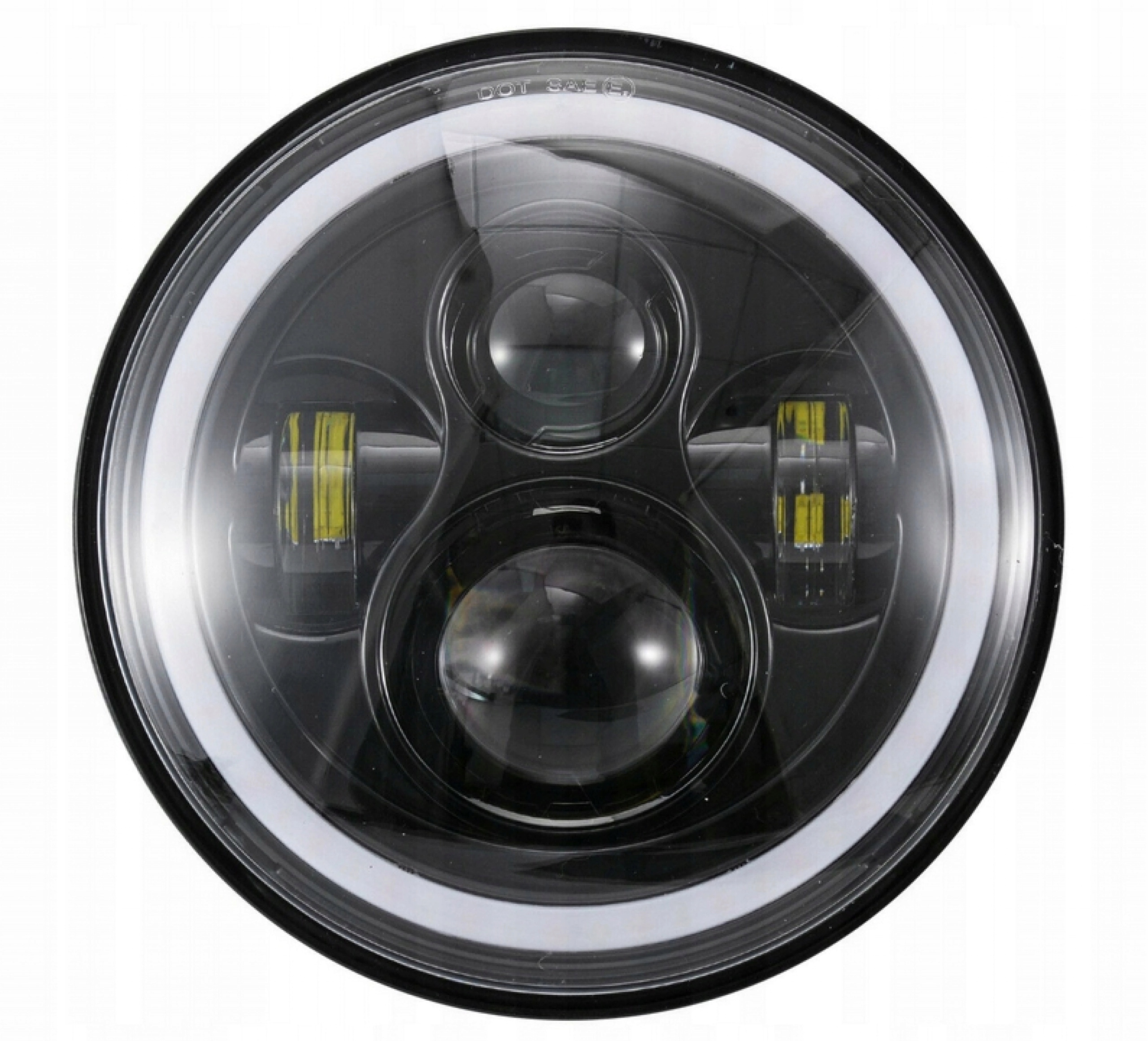 LAMPA LED PRZEDNIA HOMOLOGACJA MOTOCYKL REFLEKTOR