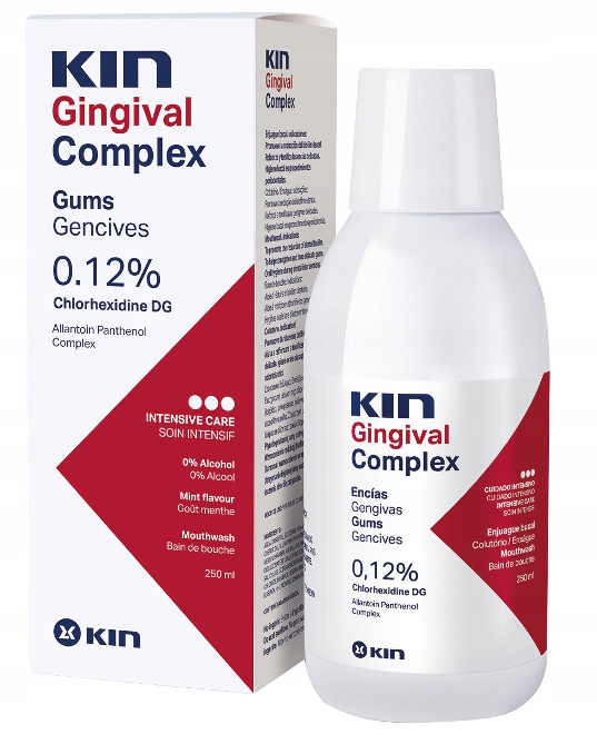 

Kin Gingival Płyn stany zapalne choroby dziąseł