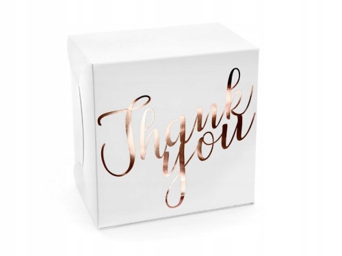 

Pudełka na ciasto z napisem Thank You 10 szt.