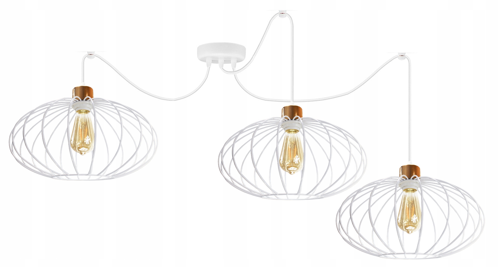 Závěsná Stropní Drátěná Lampa Cora 3