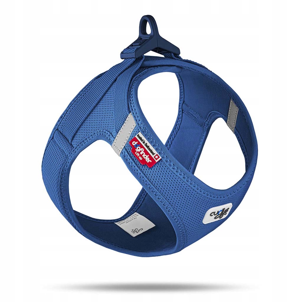 Levně Curli Postroj pro psy se sponou Air-Mesh Blue M, 6-9 kg