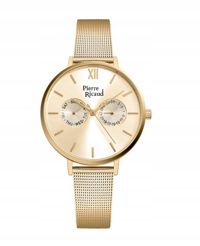Nové Originální Dámské Hodinky Pierre Ricaud P22110.1161QF Na Ocelovém Náramku