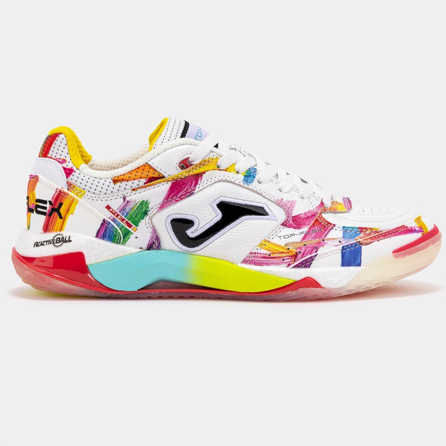 Joma Top Flex Plus Men In [44,5] Pánská sálová obuv, bílá