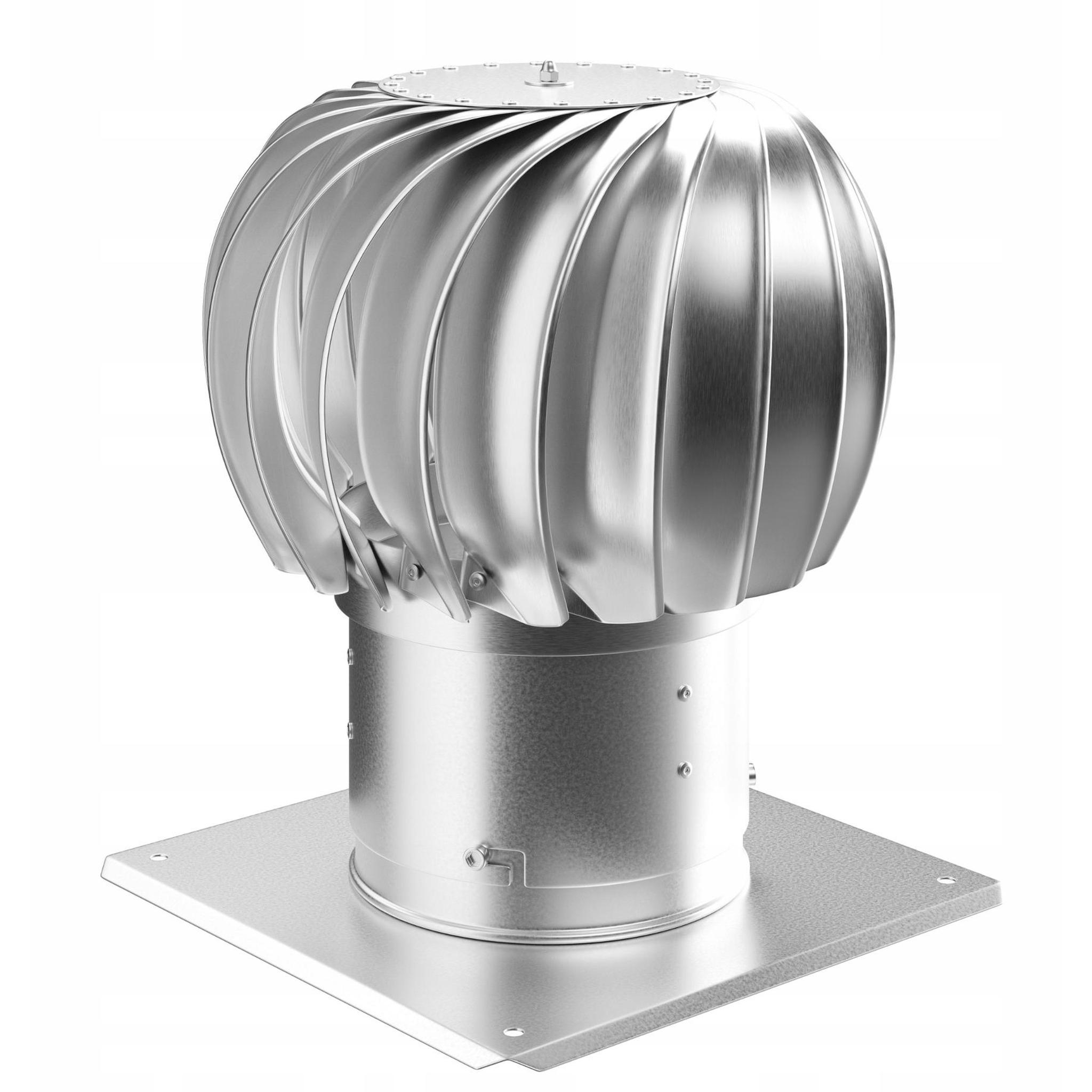 Obrotowa nasada kominowa 150 mm Cicha aluminiowa Łożyska kulkowe