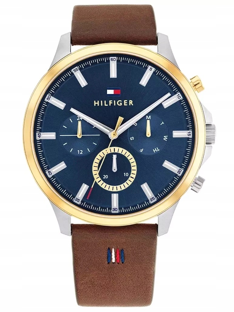 Pánské Hodinky Tommy Hilfiger 1710496 Hnědé 50 M Dárek Ke Dni Chlapců