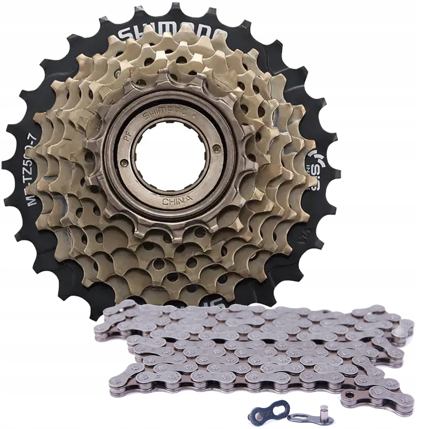 

Wolnobieg Shimano MF-TZ-500 7 Rz Łańcuch Kmc Z50
