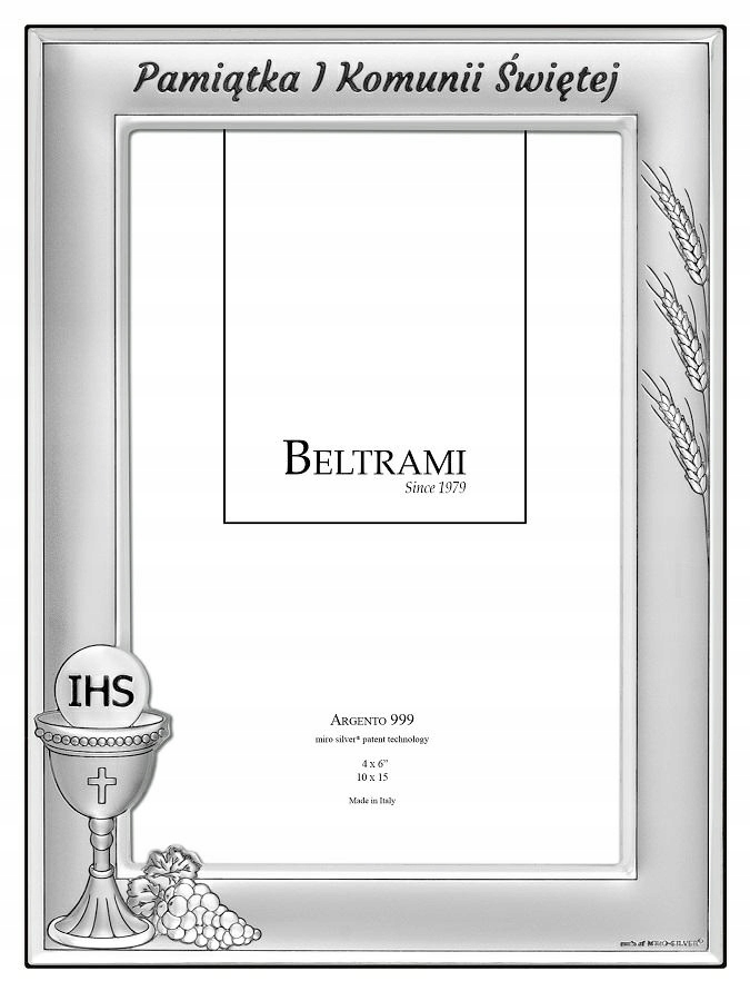 

Ramka Pamiątka I Komunii Świętej Grawer