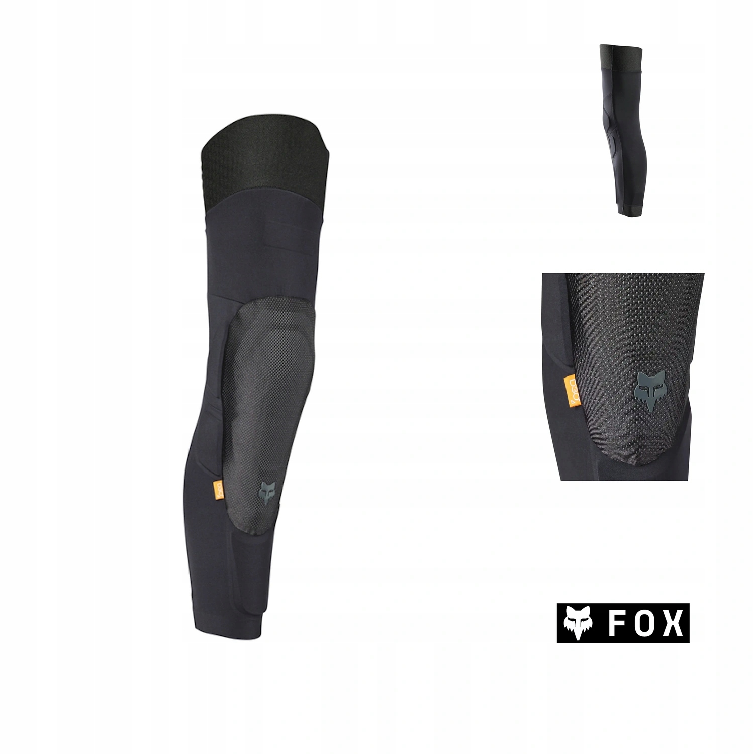 Chránič kolen/štěňat Fox Launch Elite černý L