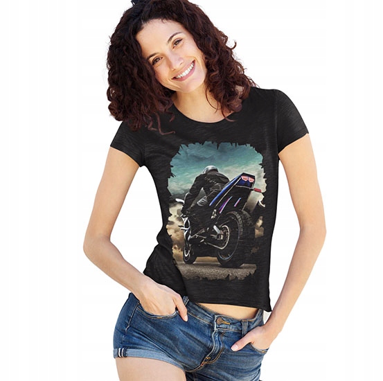 

Koszulka Damska Motoryzacyjna Moto 2