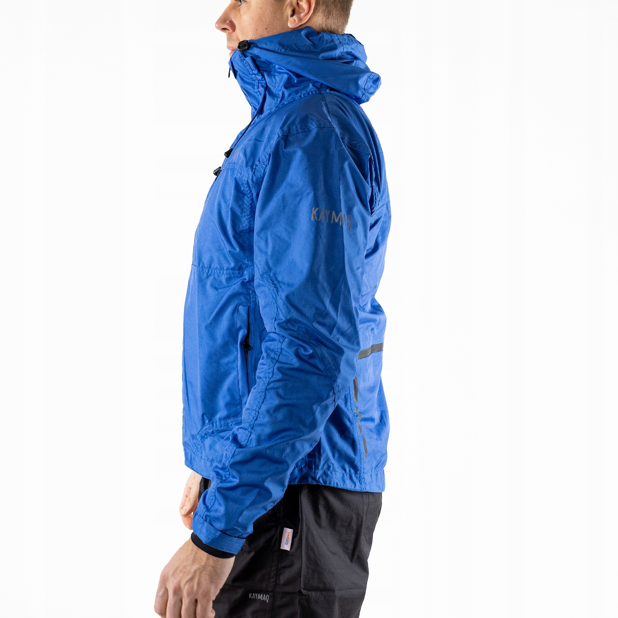 KAYMAQ kurtka rowerowa przeciwdeszczowa kaptur XL Liczba kieszeni 5