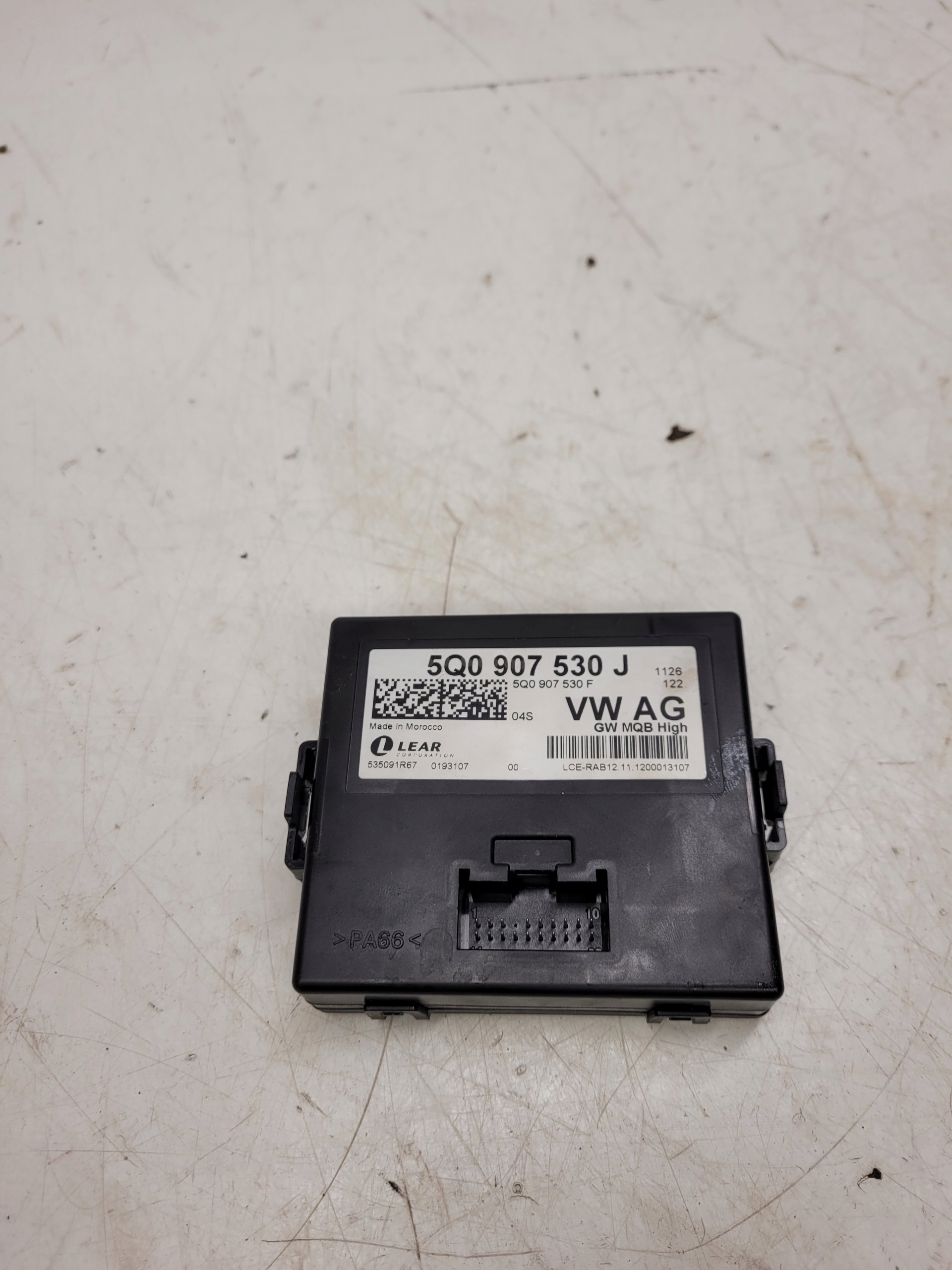 module control unit GATEWAY AUDI A3 8V 5Q0907530J