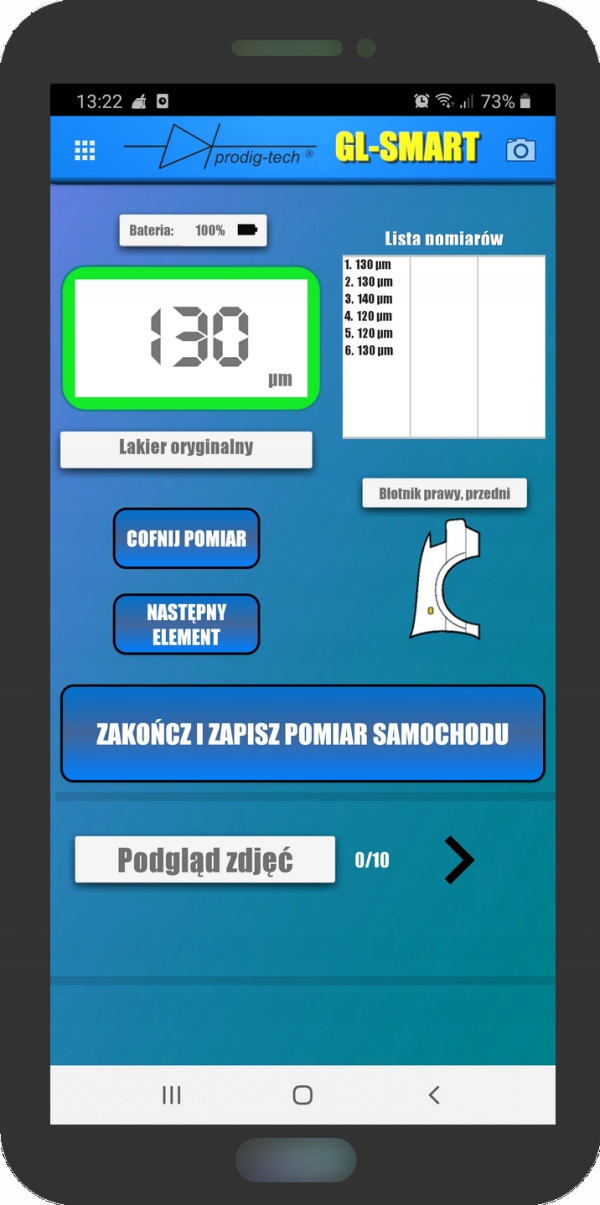 Miernik lakieru Prodig-tech GL-SMART-XL EAN (GTIN) 5904730635417
