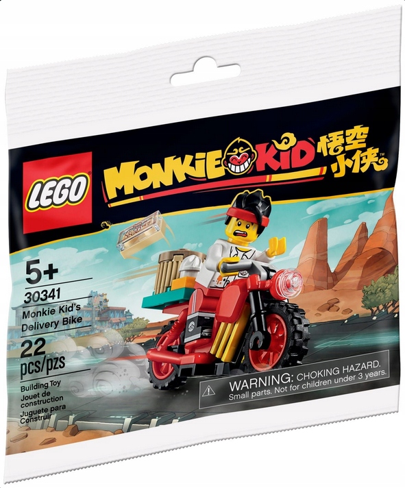 Lego Monkie Kid Zestaw 30341 Delivery Bike Polybag Misb Nowy