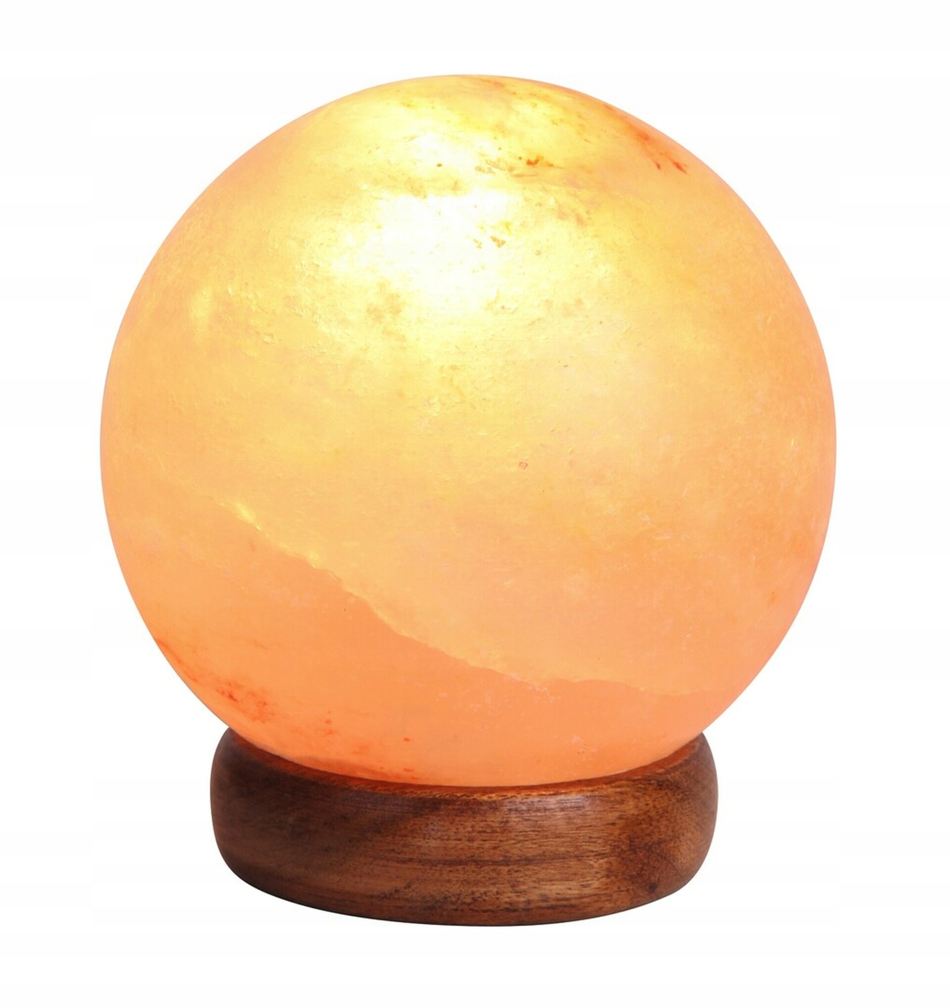 Rabalux solná lampa Ozone kulatá, přírodní sůl, E14, 15W, stmívatelná