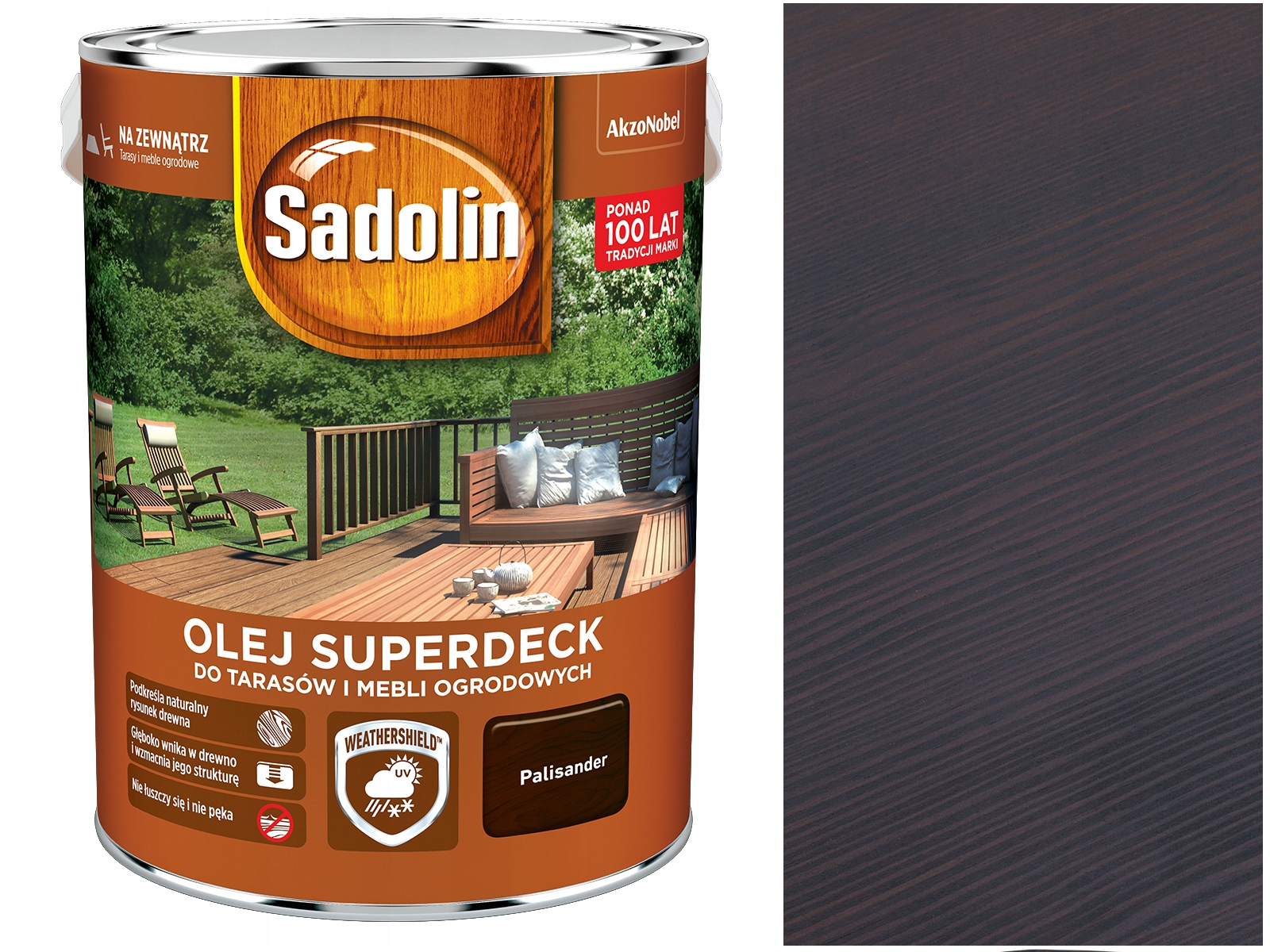 Sadolin Superdeck olej na terasu Palisander 10L