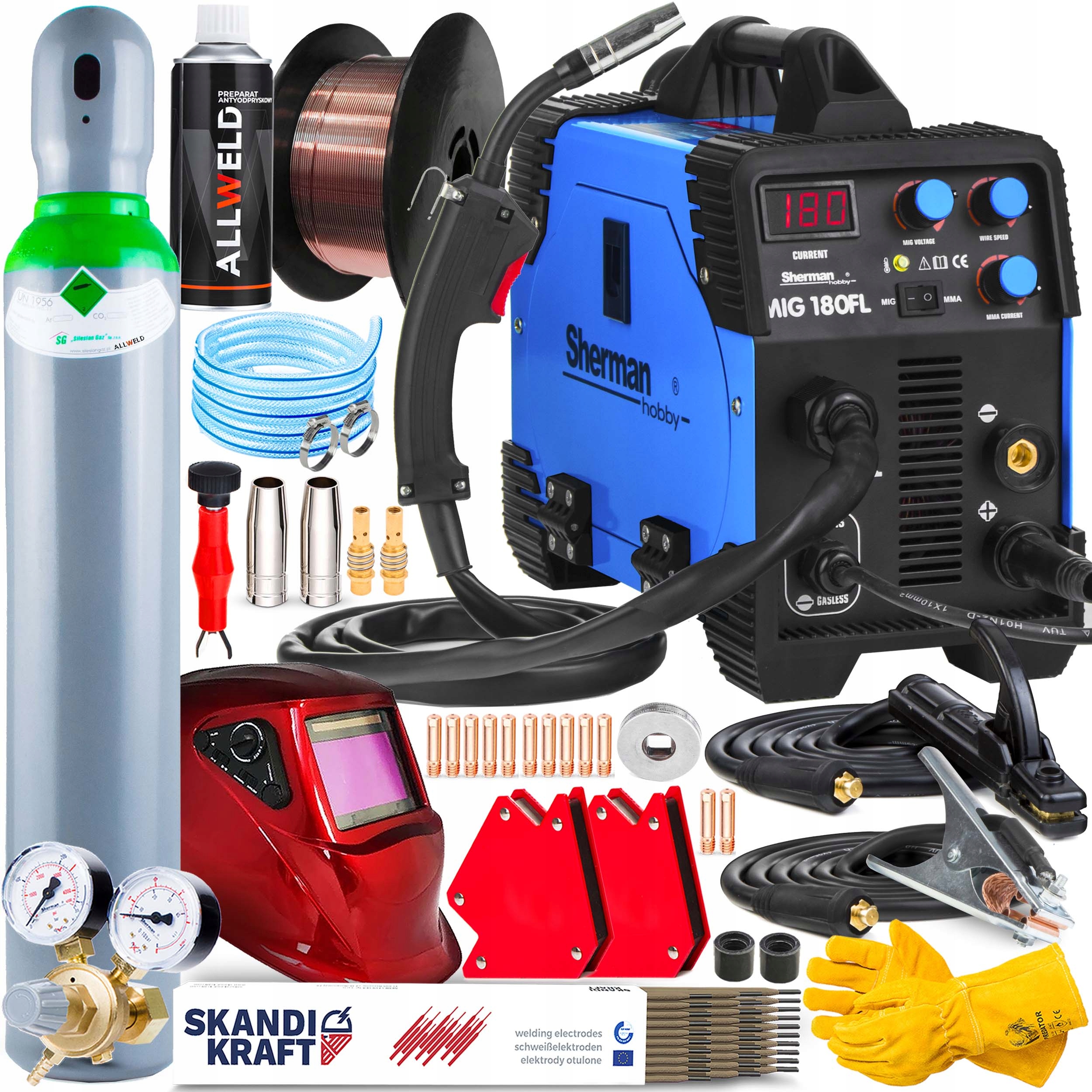 Зварювальний апарат MIGOMAT SHERMAN MIG MAG 180A без газу