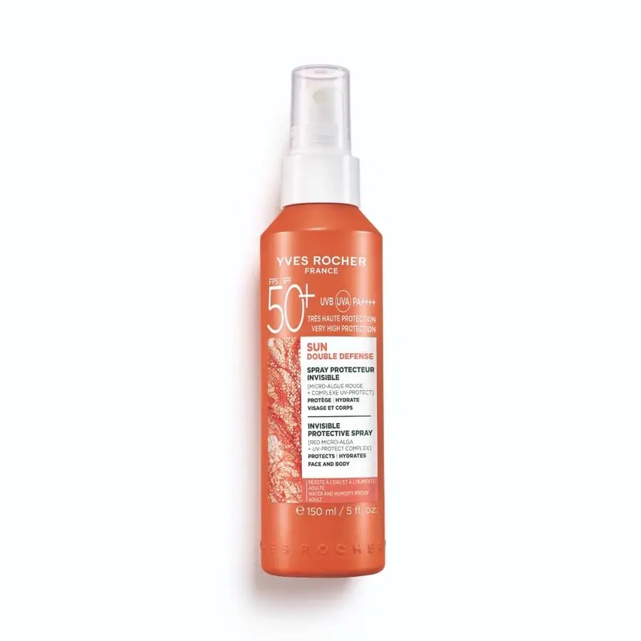 Yves Rocher Mléko na opalování ve spreji Spf 50 s červenou mikrořasou 150 ml