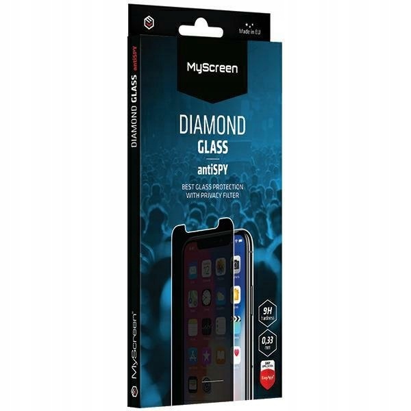 Szkło prywatyzujące MyScreen AntiSPY Diamond Glass do Apple iPhone 17 Pro