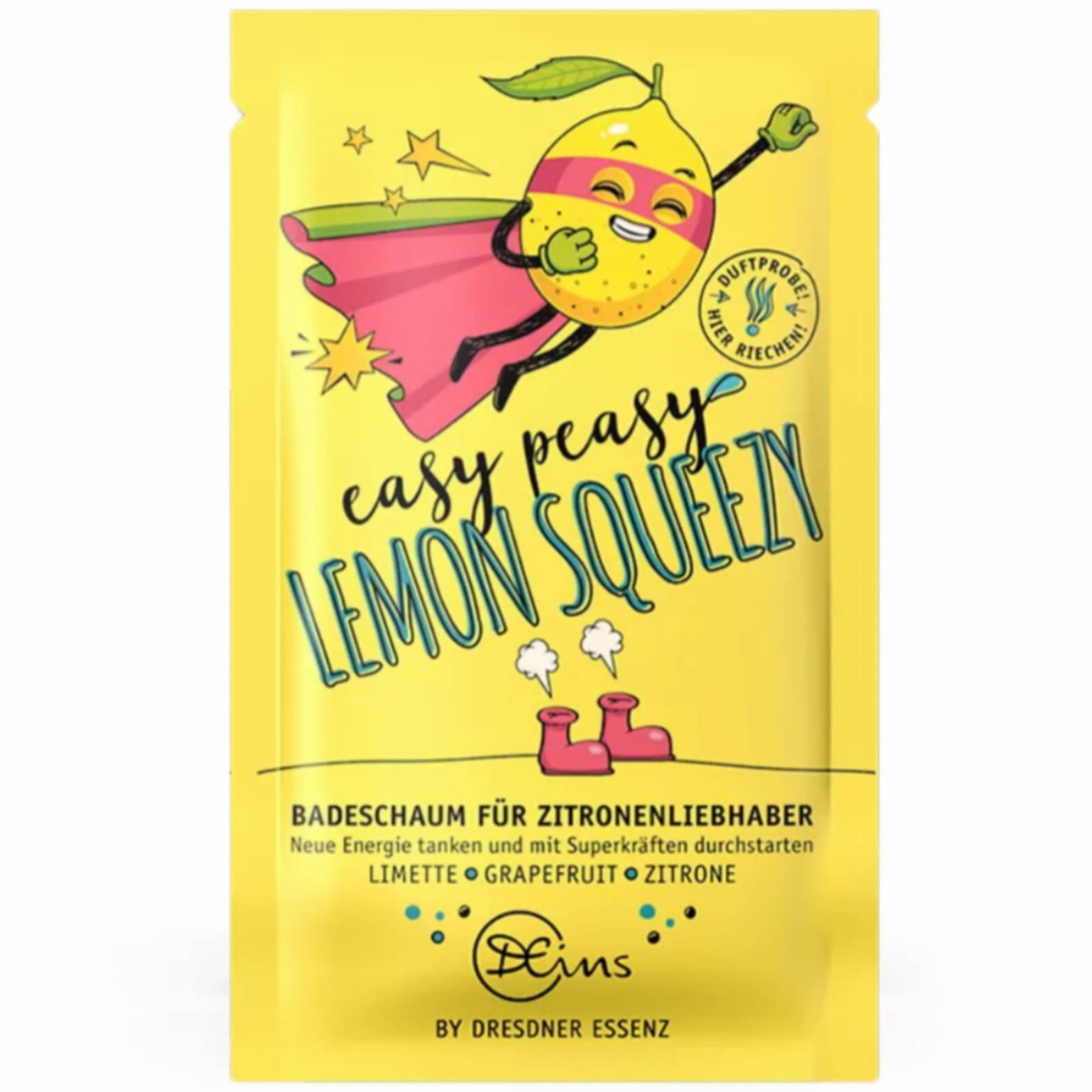 Dresdner Essenz Lemon Squeezy Pianka Do Kąpieli Dla Miłośników Cytryny 60g