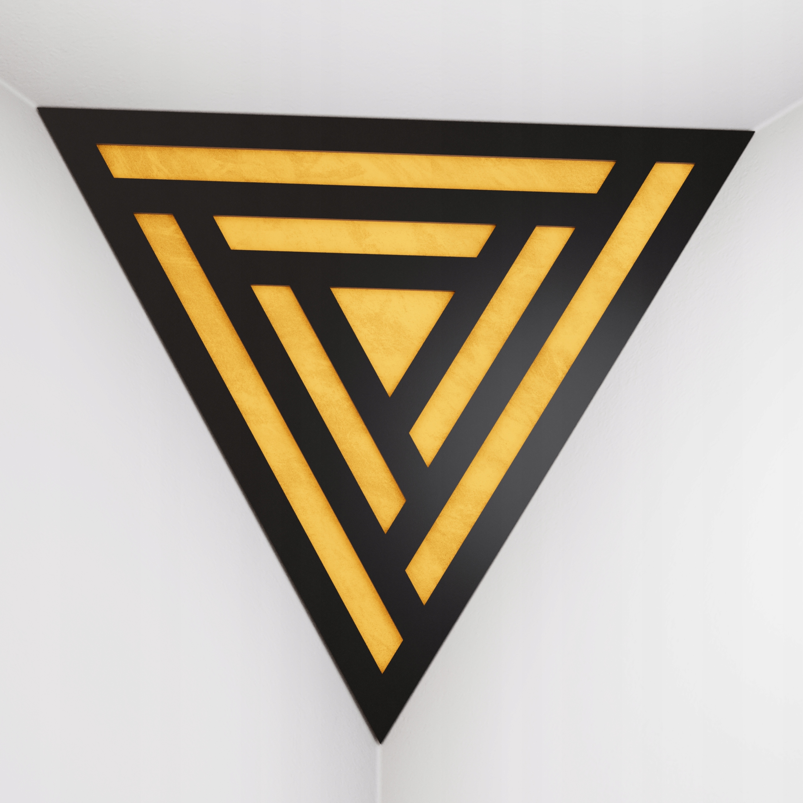 2szt Pułapki Basowe Kątowa Triangle SCIFI-F | Czarny-Żółty