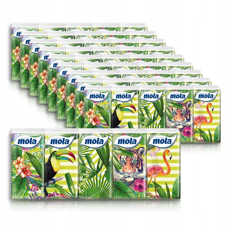 

Mola Tropical Jungle chusteczki higieniczne A'10