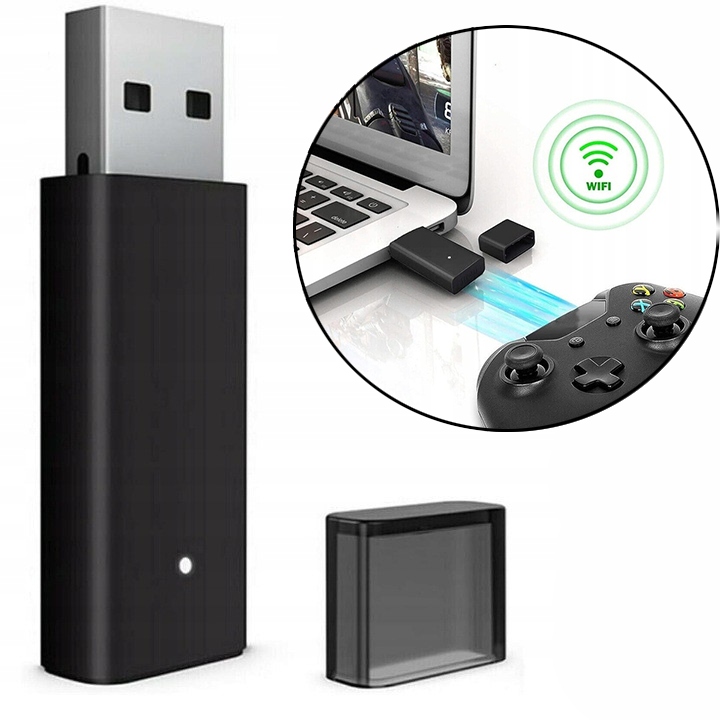 Bezprzewodowy adapter odbiornik USB do Xbox Series One PC pad v2