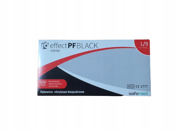 

100xL Rękawiczki rękawice nitrylowe Effect Black