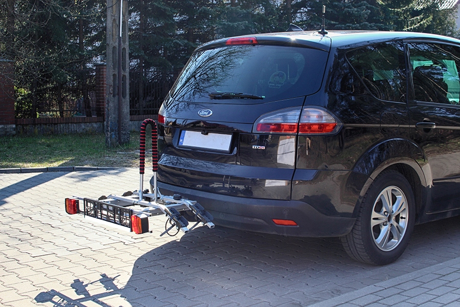 Amos Tytan Plus BAGAZNIK ROWEROWY NA HAK 2 ROWERY Product Width 96 cm