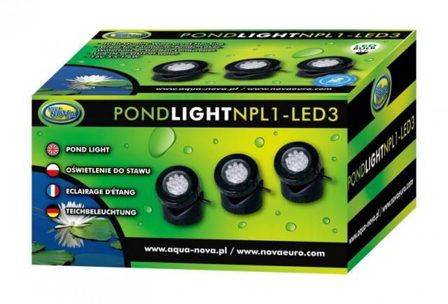 

Aqua Nova Oświetlenie stawu NPL1 Led 3szt.