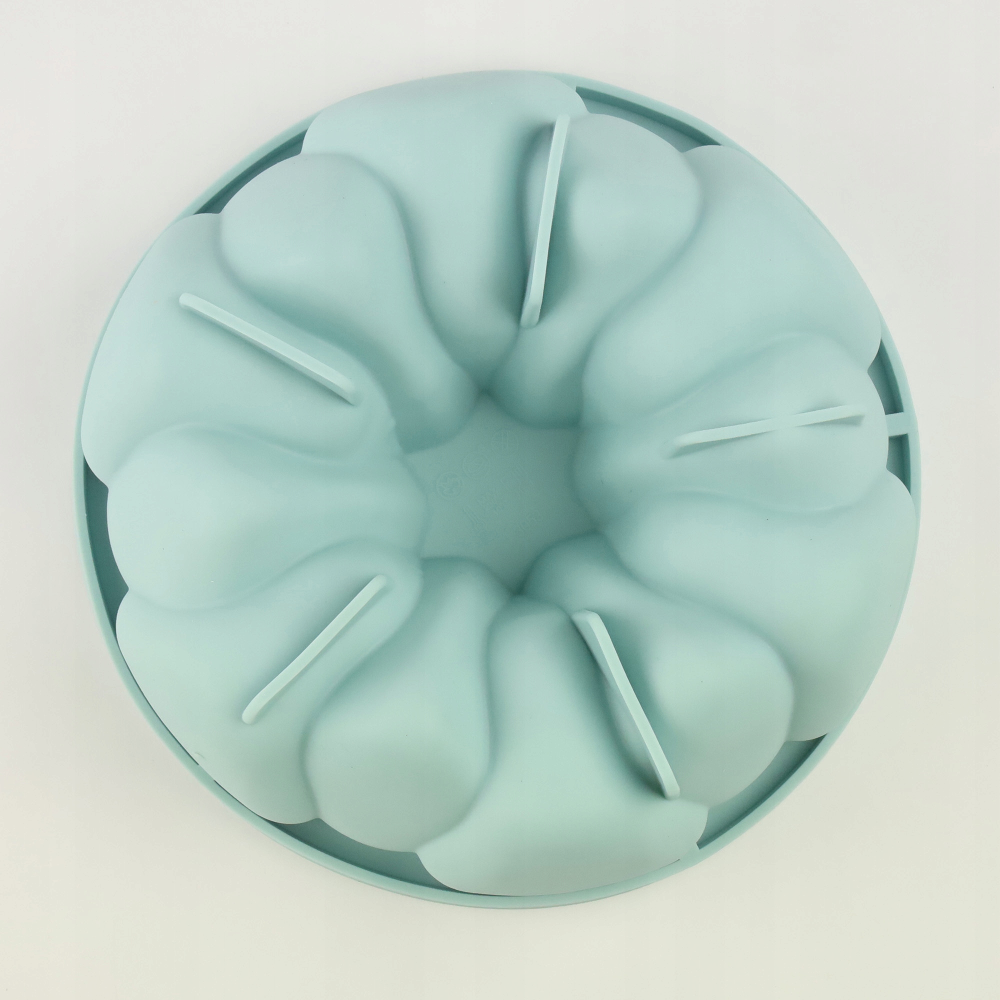 FORMA SILIKONOWA DO DESERÓW BĄBLE 3D OKRĄGŁA MUSY CIASTKA 19,5 x 19,5 CM