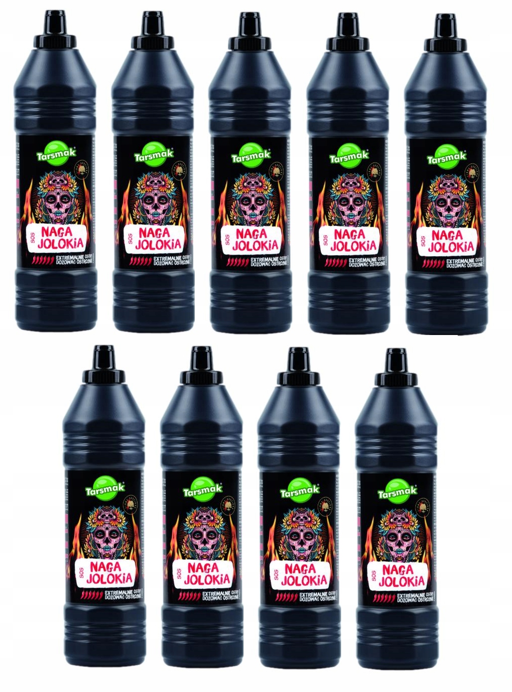 Levně Tarsmak 9 X Omáčka Ostrý Naga Jolokia 1000g Karton