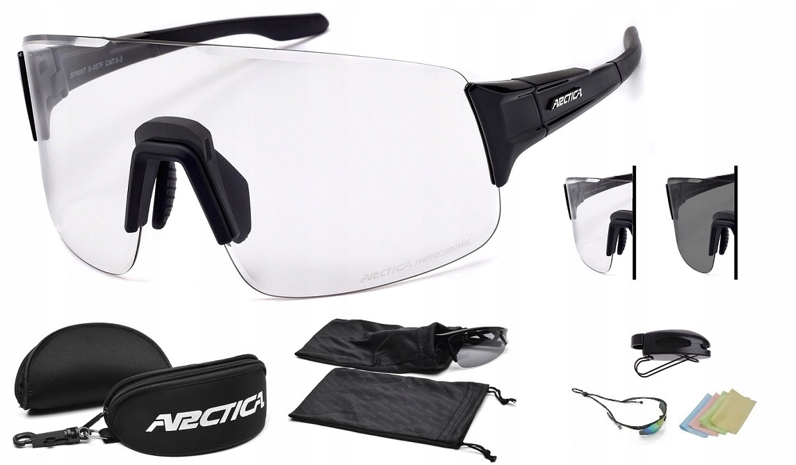 Běžecké Cyklistické Brýle S Fotochromatem Monolens Arctica S-357F