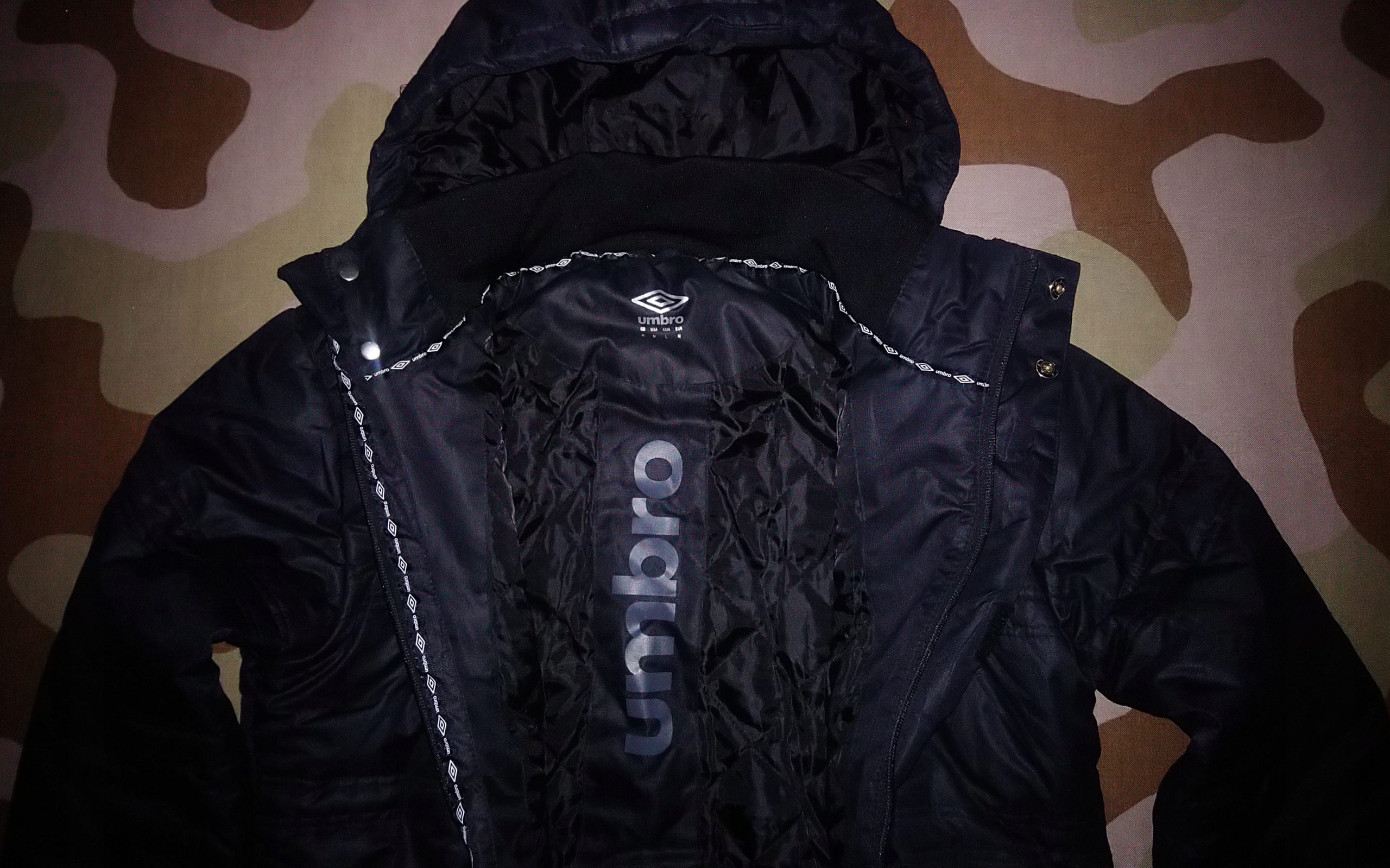 KURTKA PARKA ZIMOWA OCIEPLANA TRENERSKA DLA TRENERA PIŁKI NOŻNEJ _UMBRO_ L Model Parka