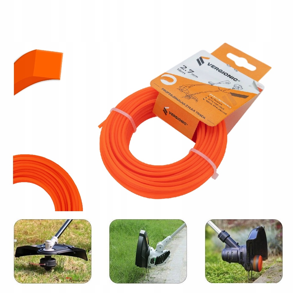 

Żyłka Tnąca Do Głowic Podkaszarki Kosy Mocna 2,0mm