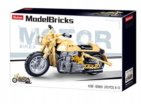 

Klocki model bricks motor motocykl 223 El.