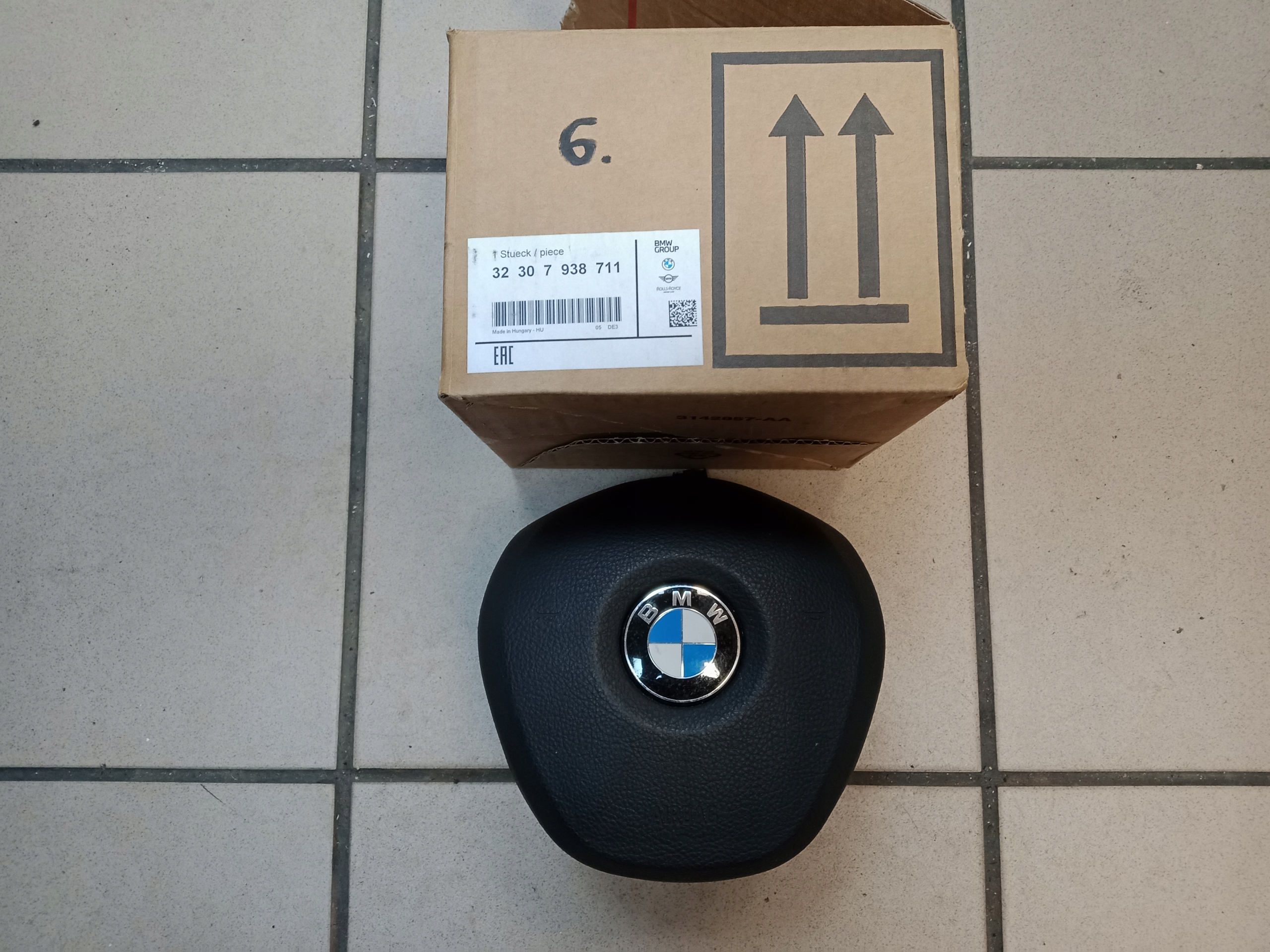 BMW 2 F45 X1 F48 X2 F39 AIRBAG PODUSZKA KIEROWCY 3368 7384602 3230 7938711