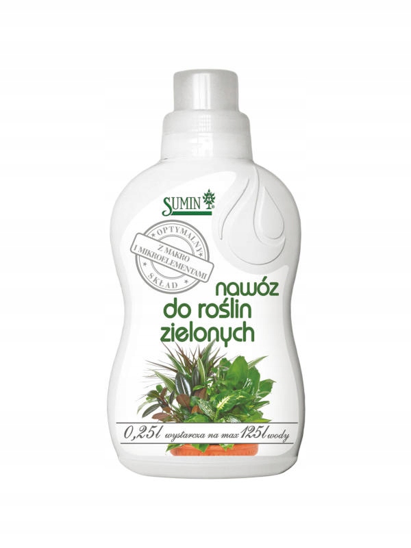

Nawóz do roślin zielonych płyn 0,25 l Sumin