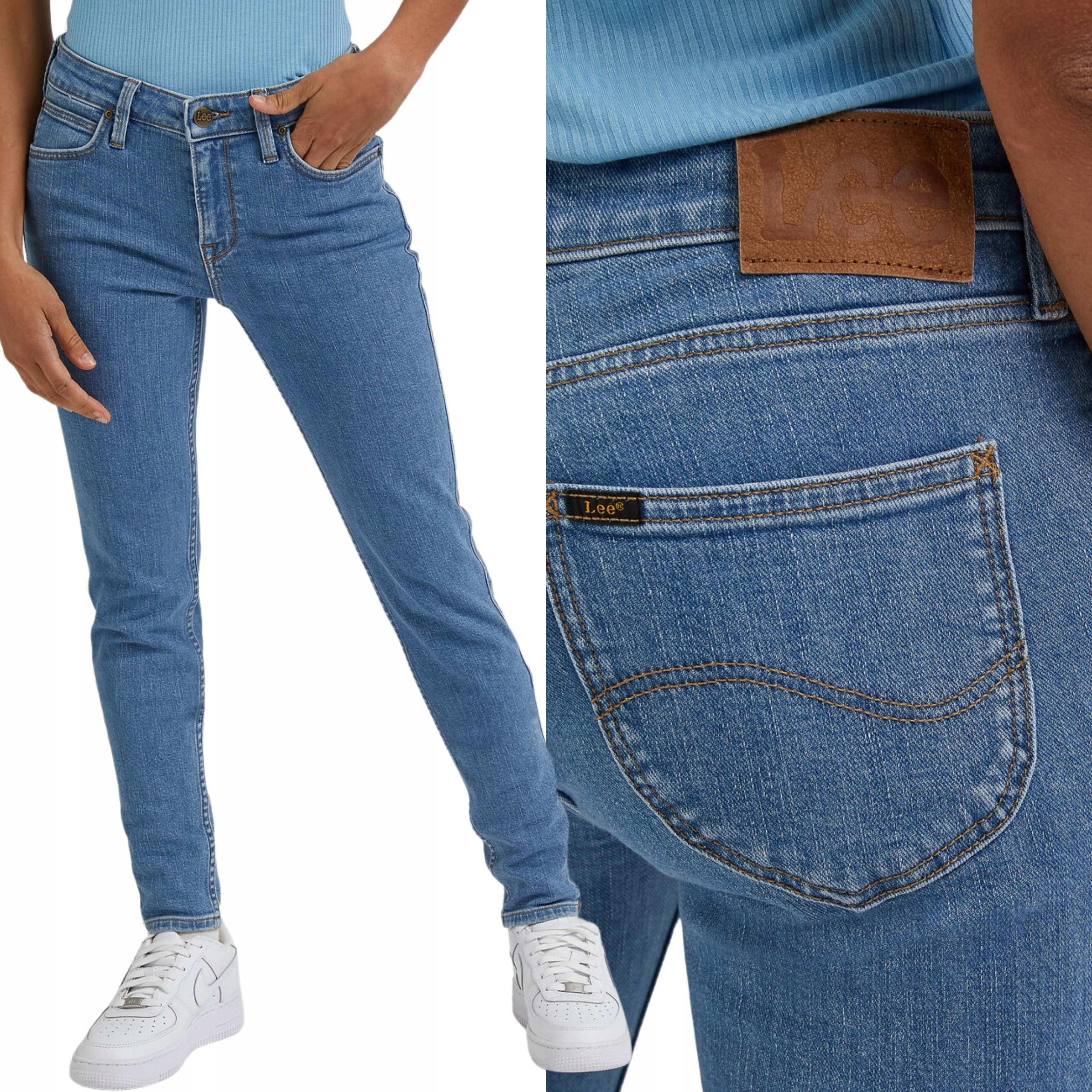 Lee kalhoty Jeans blue Straight Scarlett_ W25 L33