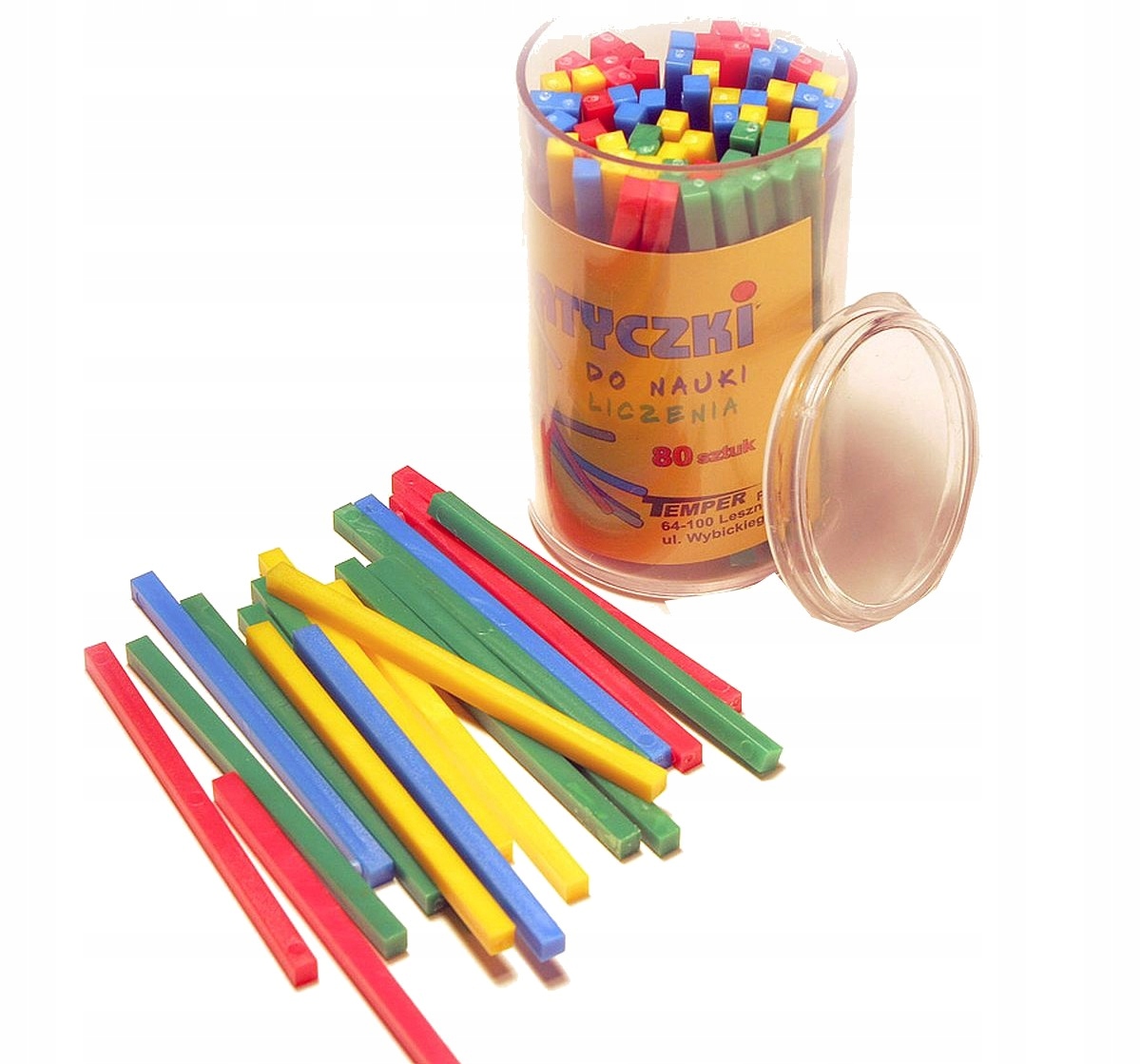 PATYCZKI DO NAUKI LICZENIA + LICZYDŁO DREWNIANE Kod producenta OP80SZT