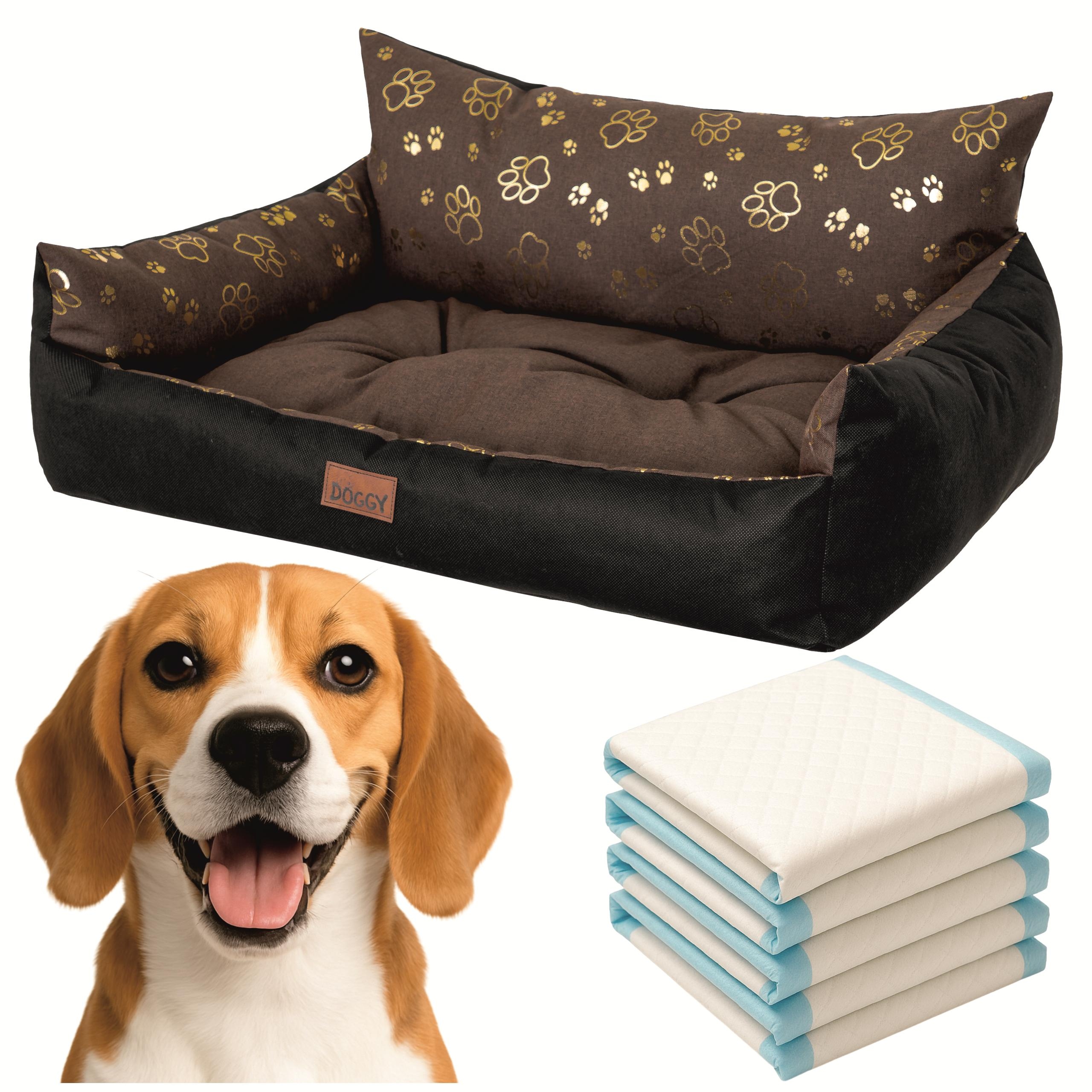 Levně Pelíšek pro psa Střední pelíšek pro psy XL 82x63 cm hygienické podložky