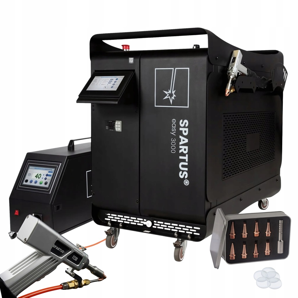 Spawarka Laserowa Spartus Easy 3000 Z Podajnikiem Drutu Spawanie Cięcie